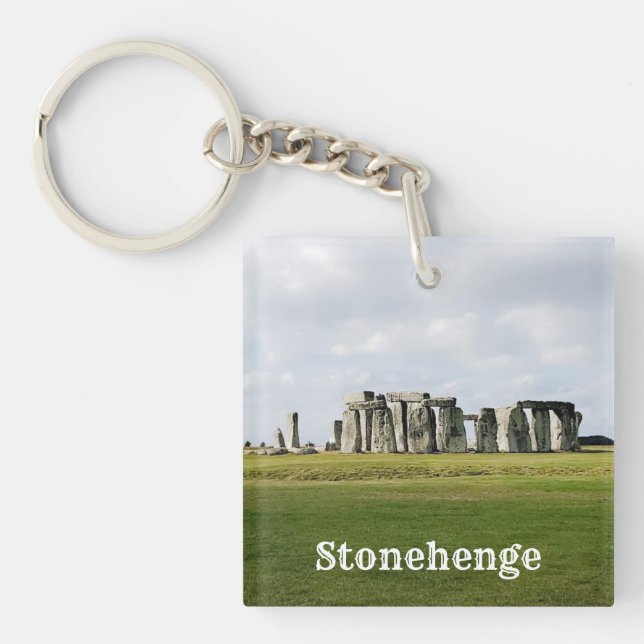Llavero de recuerdo de Stonehenge Inglaterra (Frente)
