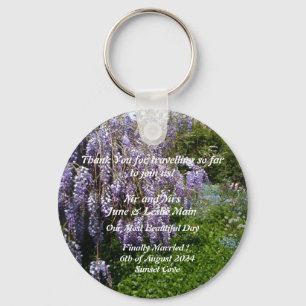 Llavero de regalo de agradecimiento de boda