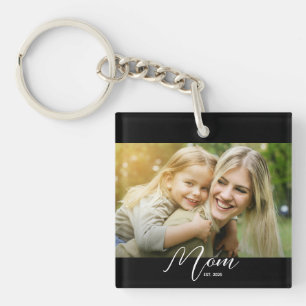Llavero de regalo para nueva mamá con foto de Mamá