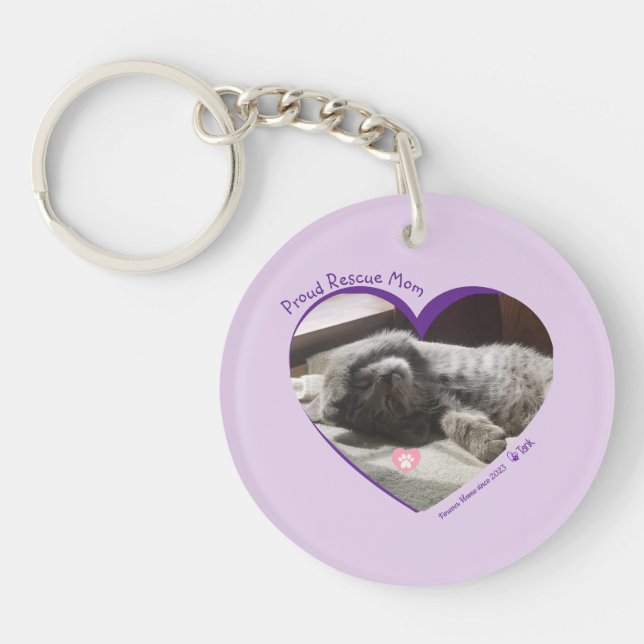 Llavero de rescate de mascota personalizado (Frente)