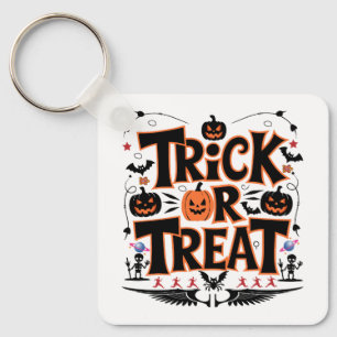 Llavero ¡Dé rienda suelta a Halloween con truco o trate a 
