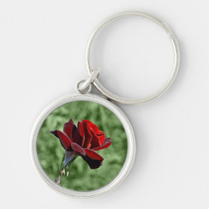 Llavero de Rosa Roja