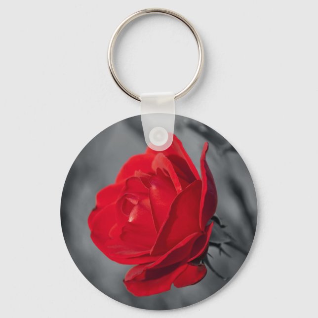 Llavero de Rosa Roja (Anverso)