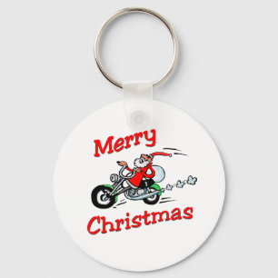 Llavero de Santa de la motocicleta
