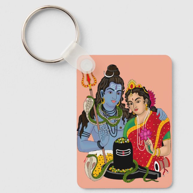 Llavero de Shiva Parvati (Anverso)