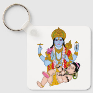 Llavero de Shiva y Vishnu – Llave espiritual combi