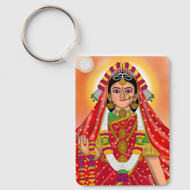 Llavero de Shree Radha (Anverso)