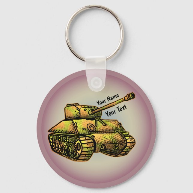Llavero de Tanque Militar (Anverso)