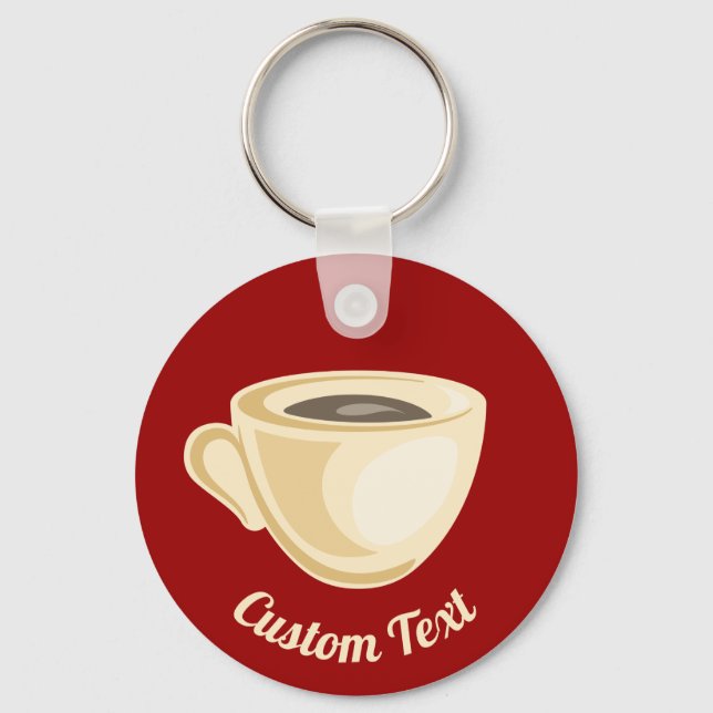 Llavero de taza de café (Anverso)