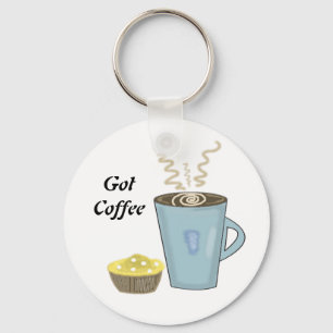 Llavero de Taza de Café y Muffin