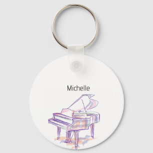 Llavero de teclas de piano para niños, pianista o 