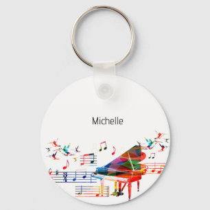 Llavero de teclas de piano para niños, pianista o 