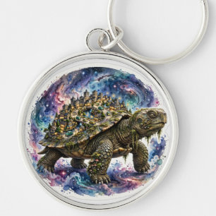 Llavero de Tortuga Galaxia Adorable