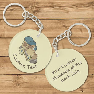 Llavero de tren de juguete