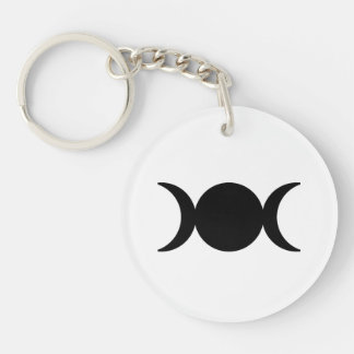 llavero de triple luna || regalos para brujas 