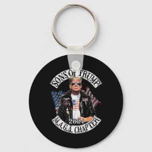 Llavero De Trump Maga Chapter 2024 (on Back)