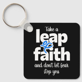 Llavero Dé Un Salto De Fe, No Dejes Que El Miedo Te Deteng
