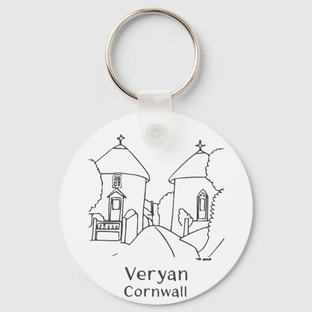 Llavero de Veryan Roundhouses (Anverso)