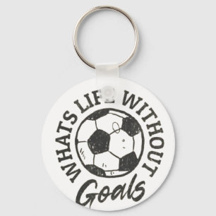 Llavero de Vida Futbolística Sin Metas - Inspirado