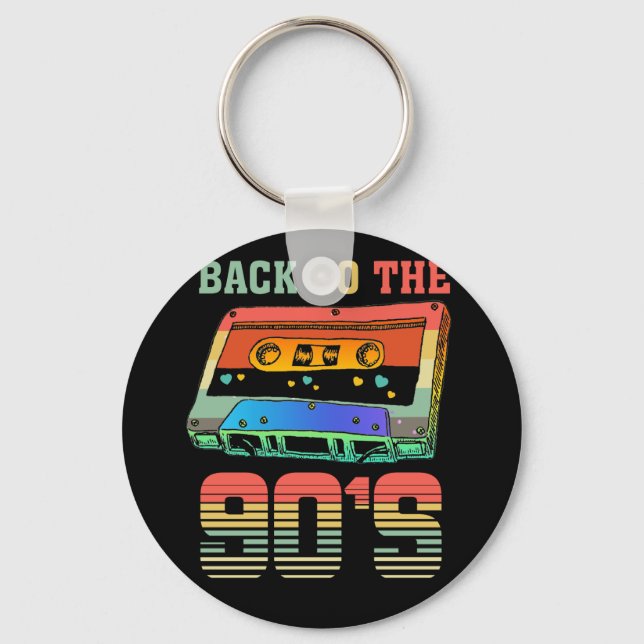 Llavero De vuelta a la Cassette 90 Retro Fiesta 90er (Anverso)