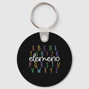 Llavero De vuelta a la escuela Abc Elemeno maestro de jard