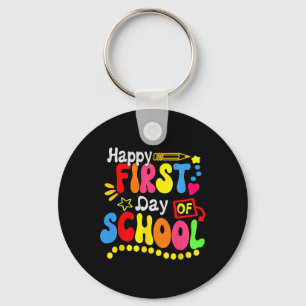 Llavero De Vuelta A La Escuela Estudiantil Feliz Primer Dí