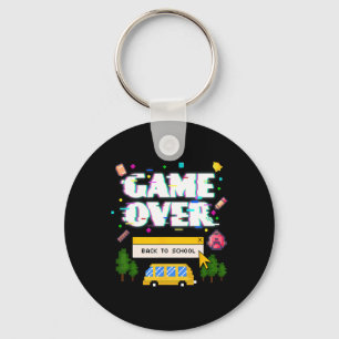 Llavero De Vuelta A La Escuela Graciosa Retro Gamer Teache