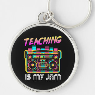 Llavero De vuelta a la escuela Retro Enseñar es mi pasión