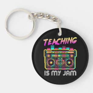 Llavero De vuelta a la escuela Retro Enseñar es mi pasión