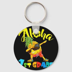 Llavero De vuelta al cole primer grado cool dabbing aloha