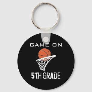 Llavero De Vuelta Al Juego Escolar En 5º Grado Fun Basketb
