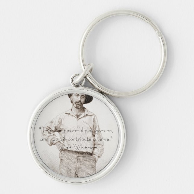 Llavero de Walt Whitman (Frente)