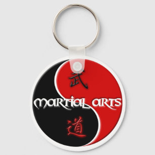 Llavero de Yin Yang de los artes marciales