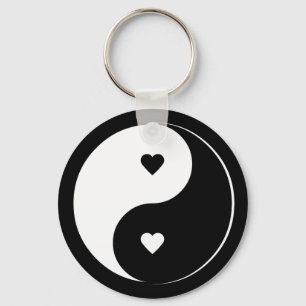 Llavero de Yin Yang del amor