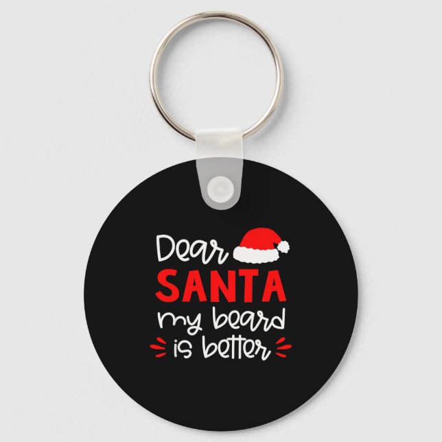 Llavero Dear Santa Shirt Funny Matching Family Christmas P (Anverso)