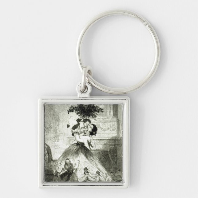 Llavero Debajo del Mistletoe (Frente)