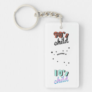 Llavero Décadas madre e hijo de los años 90 y 2010