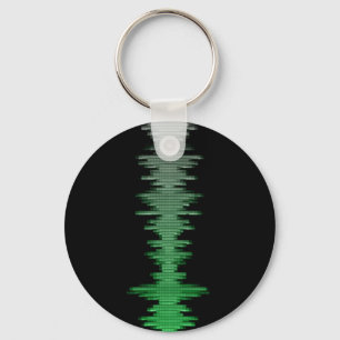 Llavero Decibelios Sonido Onda Verde