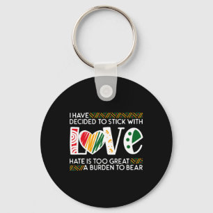 Llavero Decidir Stick Love Mlk Black History Melanin Ameri