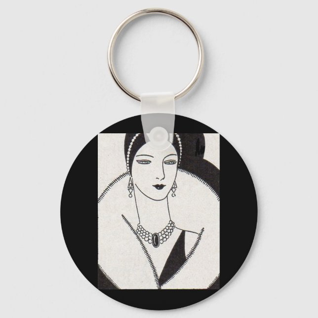 Llavero Deco de arte de 1928 (Anverso)