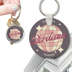Llavero Decoración de llave de regalo de Burdeos City Fran
