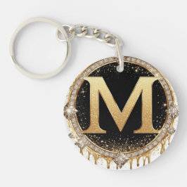 Llavero Decoración de Marco de Joyas Monograma J