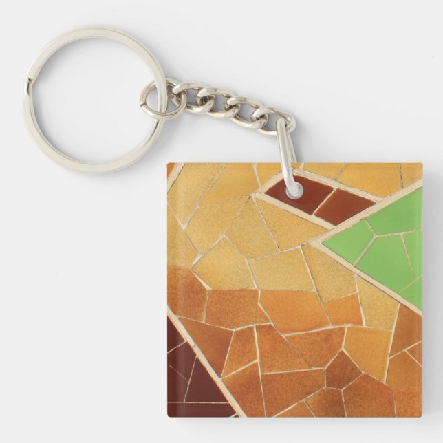 Llavero Decoración de mosaico (Frente)