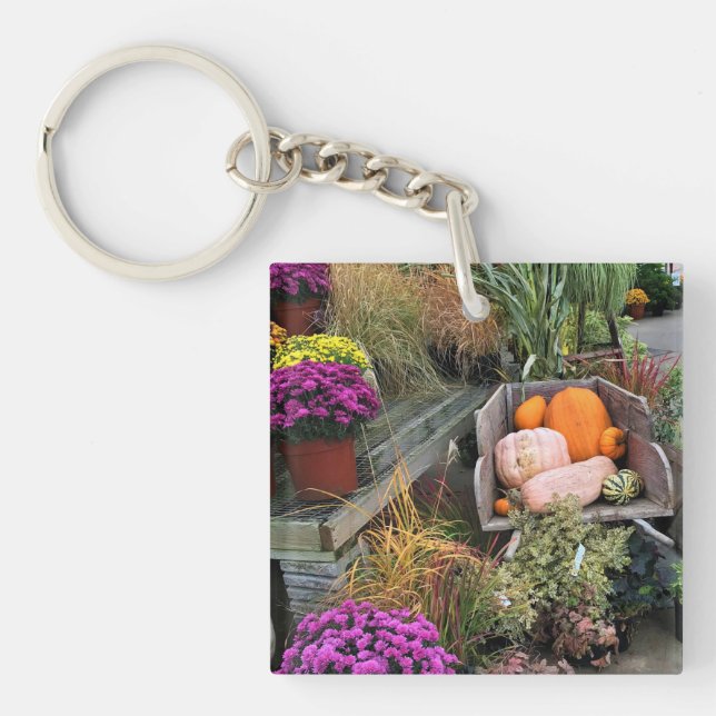 Llavero Decoración de otoño (Frente)