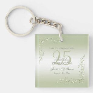 Llavero Decoración de pasillo 25 cumpleaños