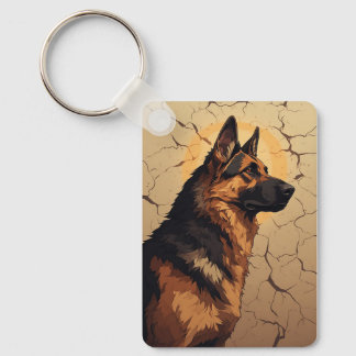 Llavero 🐕 Decoración de Pastor Alemán para dueños de perr