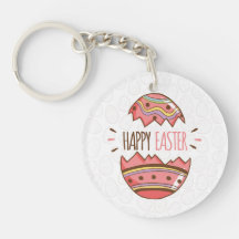 Llavero decorativo simple del huevo de Pascua el |