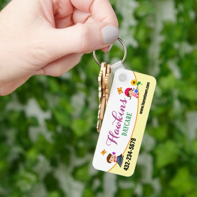 Llavero Dedicación profesional a la guardería (Mano)