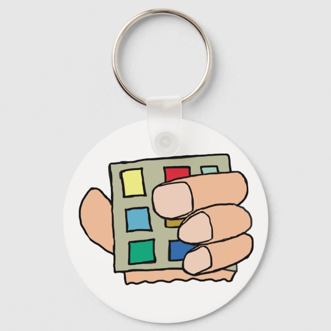 Llavero Dedo de grasa (Anverso)