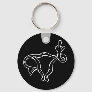 Llavero Dedo medio Uterus Pro-elección
